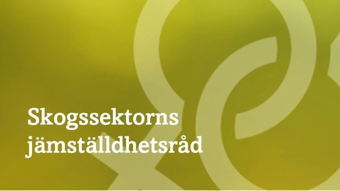 Thumbnail for SJR: Delmål för en jämställdhet skogssektor