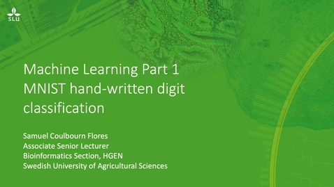 Thumbnail for Machine Learning Part 1