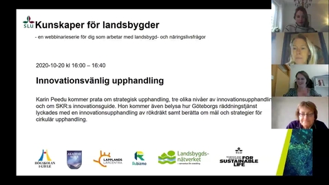 Thumbnail for Innovationsvänlig upphandling