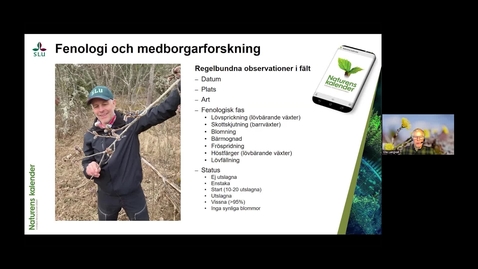 Thumbnail for Gökotta med CNV: Vårtecken och klimatförändringarna Webbinarium  8 maj 2025 SLU Centrum för naturvägledning