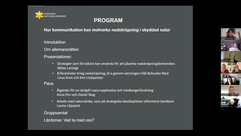 Thumbnail for Hur kommunikation kan motverka nedskräpning i skyddad natur - Webbinarium 1 december 2022