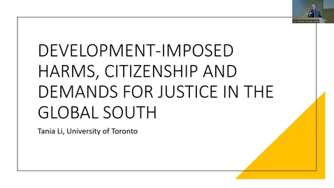 Thumbnail for Tania Murray Li - Public Lecture - Rural Development - SLU