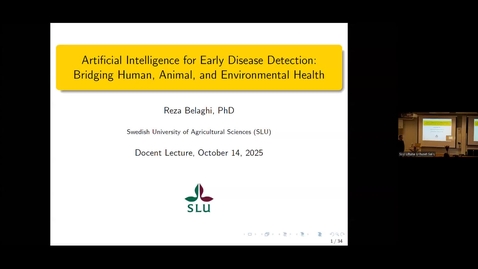 Thumbnail for Docent lecture NJ HT2025-Reza Belaghi