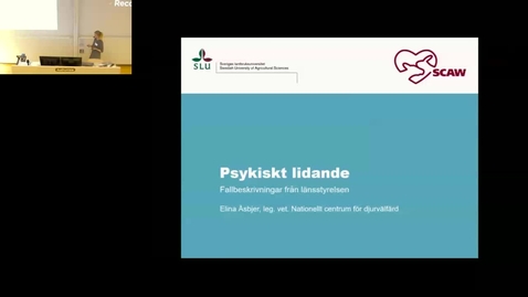 Thumbnail for Seminarium SCAW, Psykiskt lidande