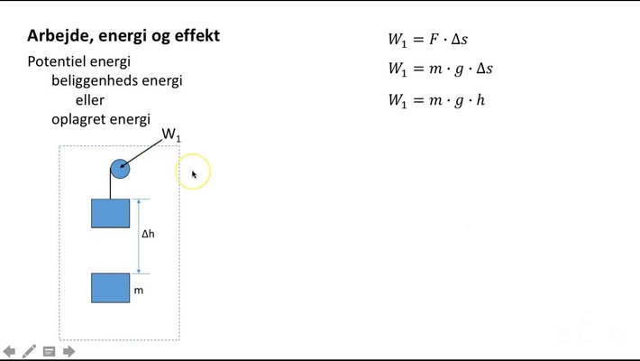 Arbejde, energi og effekt