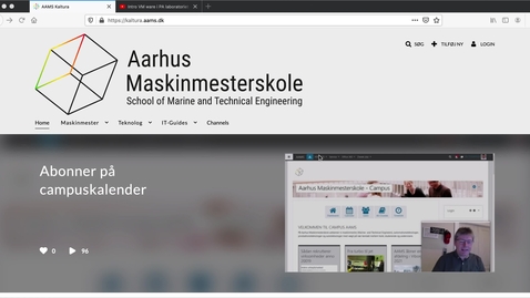 Thumbnail for Guide til upload af video på Kaltura