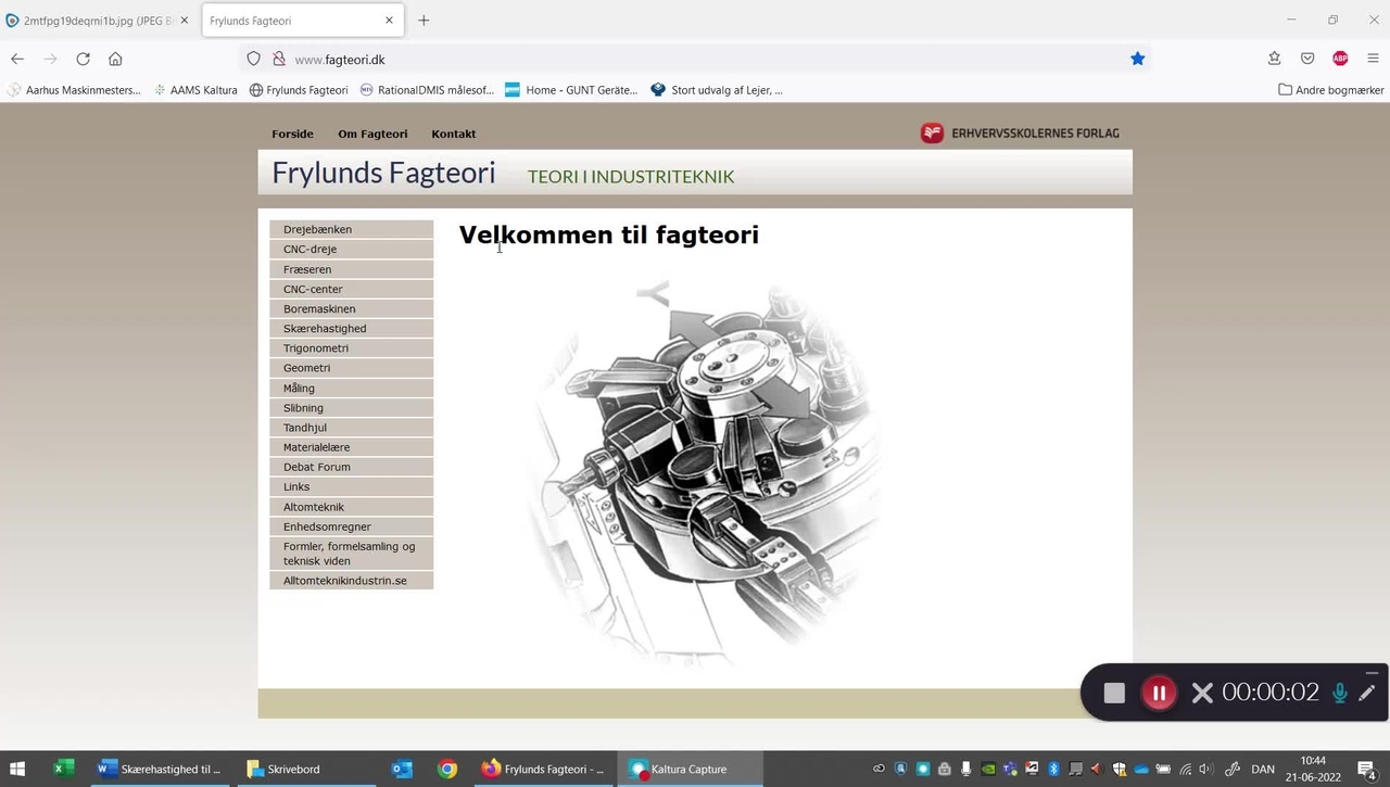 Første intro til Fræseren