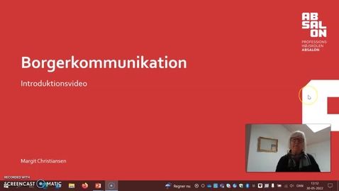 Thumbnail for Introduktionsvideo Borgerkommunikation