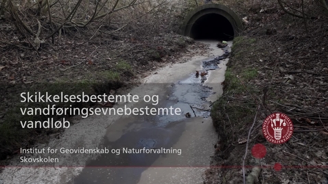 Thumbnail for Skikkelsesbestemte og vandføringsevnebestemte vandløb
