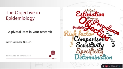 Thumbnail for The Objective in Epidemiology