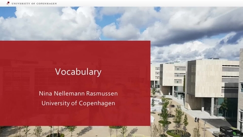 Thumbnail for Vocabulary - Academic Writing_international students 2020