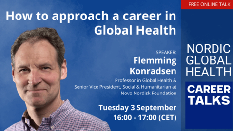 Thumbnail for How to approach a career in global health