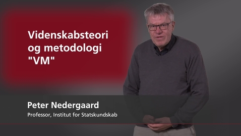 Thumbnail for Introduktionsvideo til videnskabsteori og metodologi