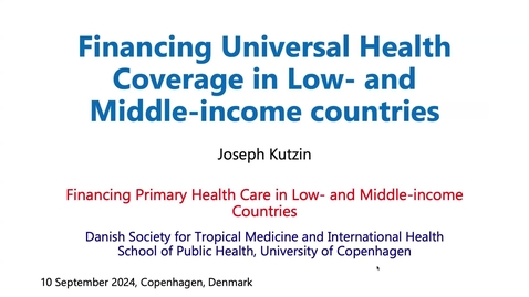 Thumbnail for Financing Universal Health Care in Low- and Middle-Income Countries