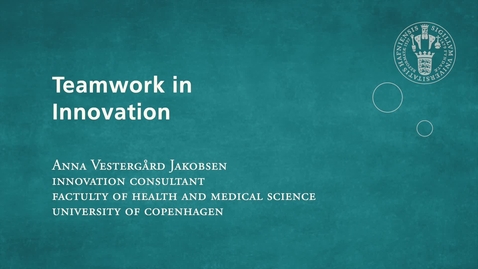 Thumbnail for Teamwork in Innovation