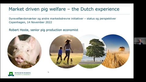 Thumbnail for Vid konference 2022 - Dyrevelfærdsmærker og andre markedsdrevne dyrevelfærdsinitiativer: Robert Hoste