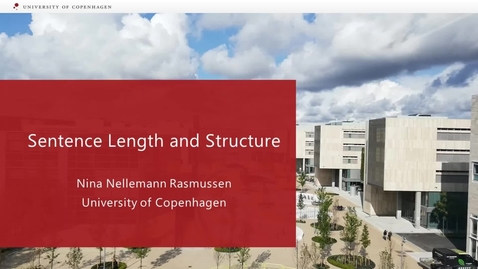 Thumbnail for Sentence Length and Structure - Academic Writing_international students 2020
