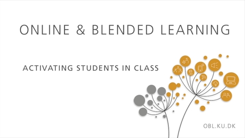 Thumbnail for Activating Students - Maria Andersen