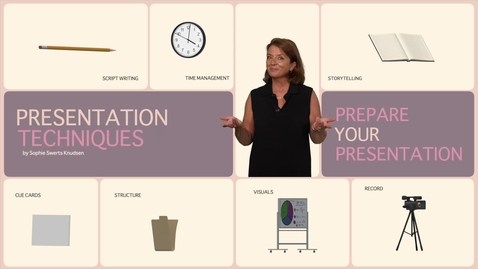 Thumbnail for Prepare your presentation
