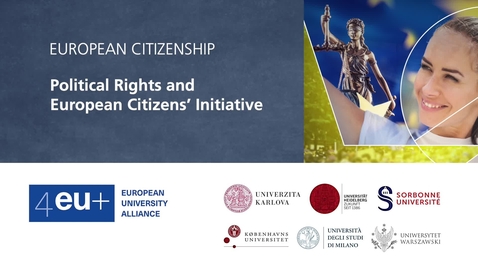 Thumbnail for European Citizenship - 1.4 Political Rights and European Citizens' Initiative