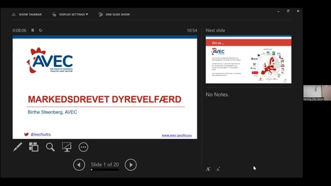 Thumbnail for Vid konference 2022 - Dyrevelfærdsmærker og andre markedsdrevne dyrevelfærdsinitiativer: Birthe Steenberg