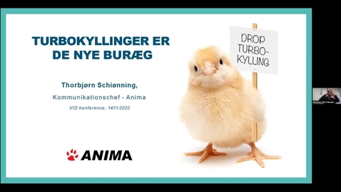 Thumbnail for Vid konference 2022 - Dyrevelfærdsmærker og andre markedsdrevne dyrevelfærdsinitiativer: Thorbjørn Schiønning