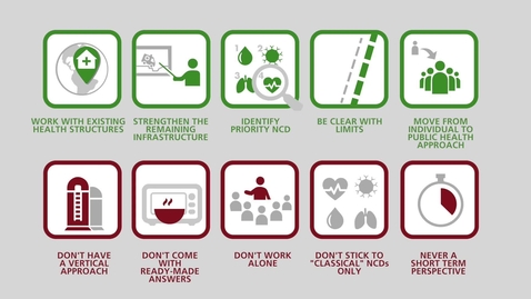 Thumbnail for NCDs in Humanitarian Settings - Do’s and Dont’s