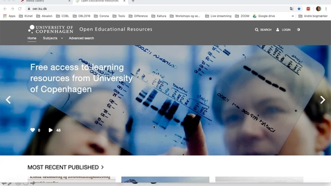 Thumbnail for Share video OER.ku.dk
