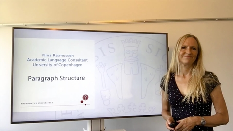Thumbnail for Academic Writing - Paragraph structure_international students_2020