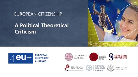 Thumbnail for European Citizenship - 3.1 A Political Theoretical Criticism