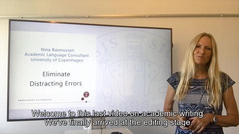 Thumbnail for Eliminate Distracting Errors - Academic Writing_international students 2020