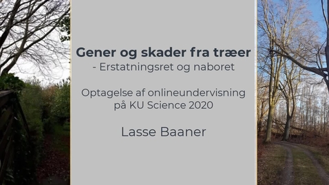 Thumbnail for Gener og skader fra træer - Naboret og erstatningsret