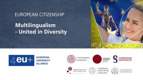 Thumbnail for European Citizenship - 2.4 Multilingualism - United in Diversity
