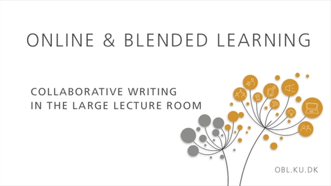 Thumbnail for Collaborative writing in large lecture rooms