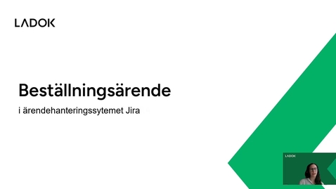 Thumbnail for Beställningsärende i Jira