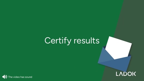 Thumbnail for Certify results