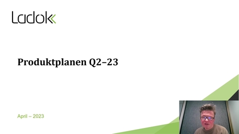 Thumbnail for Produktplanen kvartal 2, 2023 