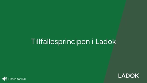 Thumbnail for Tillfällesprincipen