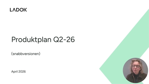 Thumbnail for Produktplan kvartal 2, 2026 (Snabbversion)