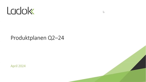 Thumbnail for Produktplanen kvartal 2, 2024