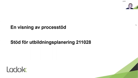 Thumbnail for En visning av processtöd 211028