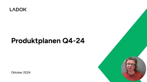 Thumbnail for Produktplanen kvartal 4, 2024 