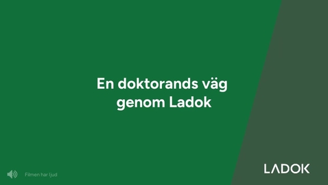 Thumbnail for En doktorands väg genom Ladok