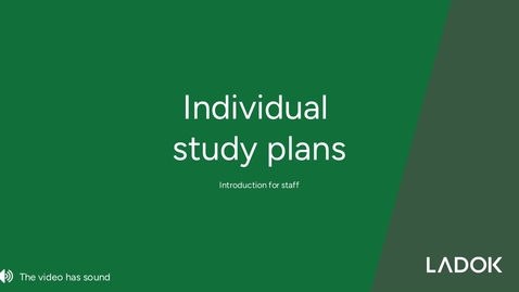 Thumbnail for Individual study plans - Staff