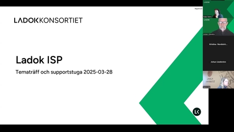 Thumbnail for Tematräff om individuella studieplaner (ISP)