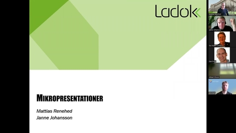 Thumbnail for Mikropresentation om bak- och framgrund