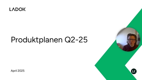 Thumbnail for Produktplanen kvartal 2, 2025