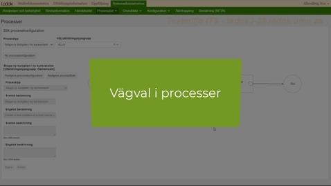Thumbnail for Process med vägval