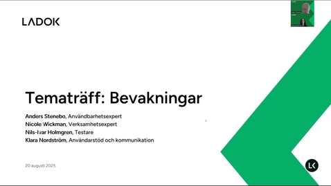 Thumbnail for Tematräff: Bevakningar