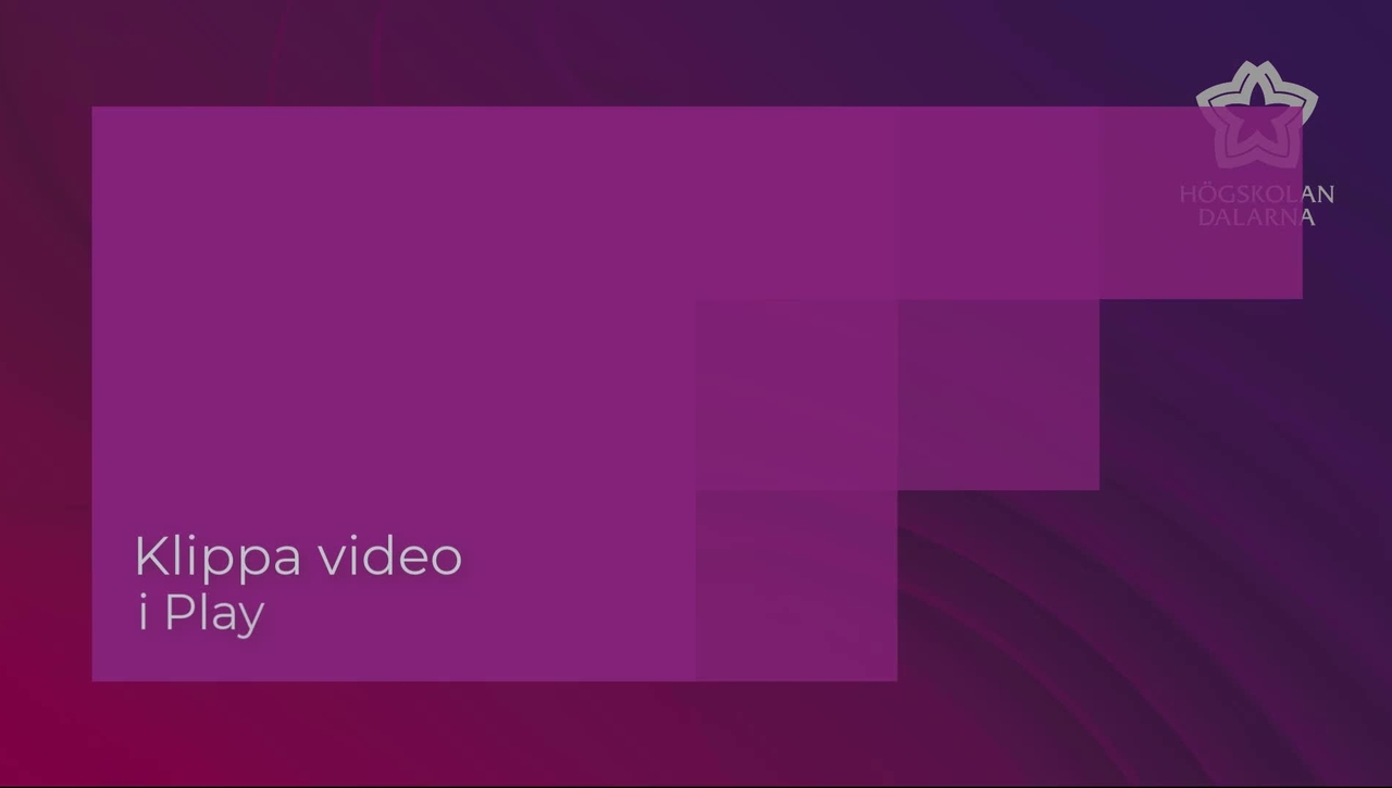 Redigering av video